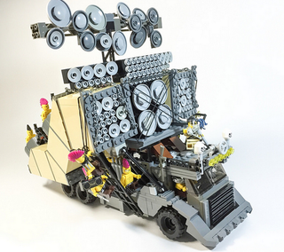 Illustration for article titled The Vehicles of Mad Max: Fury Road In Shiny LEGO Form